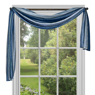 3 of 10:Ombre Window Curtain Scarf, 50x144 Inches 