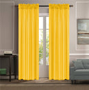 1 of 17:Melanie Faux Silk Rod Pocket Window Panel, 55x84 Inches 