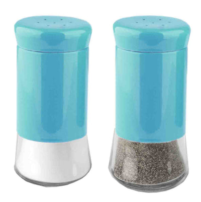 1 of 3:Ensemble sel et poivre 2 pièces de la collection Essence de Home Basics, turquoise 