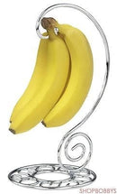 4 of 6:Home Basics Scroll Collection, Chrome Banana Holder 