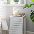 3 of 4:Home Details Color Block Vanity Tray in Gold 