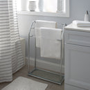 3 of 4:Neu Home Freestanding Acrylic Towel Rack 