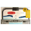2 of 4:Rubbermaid Brilliance Leak-Proof Microwavable Food Storage Container Set, 18-Piece 