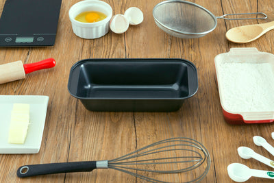 4 of 5:Home Basics Molde para pan antiadherente 