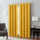1 of 10:Andy Ogee Room Darkening Curtain Grommet Window Panel, 54x84 Inches 