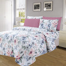 1 of 4:Premium Neutral 4 & 6 Piece Wrinkle-Free Sheet Set, Blooming Haven 