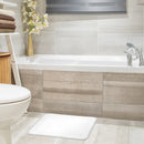 3 of 12:Elle Border Soft Non-Slip Memory Foam Bath Mat, 17x24 Inches 