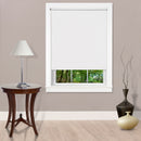 1 of 7:Cords Free Tear Down Room Darkening Window Shade 55x72 White 