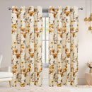 6 of 6:Elanor Floral Room Darkening Grommet Window Curtain Panel, 54x84 Inches 