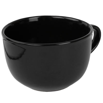 3 of 6:Home Basics 22 oz. Jumbo Ceramic Mug, Black 