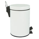 6 of 8:Home Basics Paris Design Cubo de Basura, Blanco, 3 Litros 
