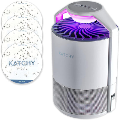 1 of 7:Katchy Indoor Catcher and Killer Insect Trap, White, 9x4.3 Inches 