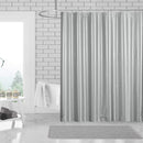3 of 4:3D PEVA Sqaure Grommet Shower Liner With Magnetic Weighted Bottom, 70x72 Inches 
