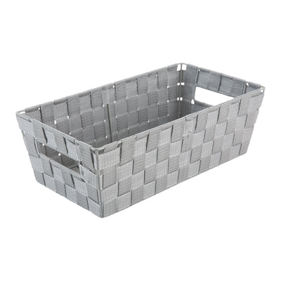 1 of 4:Sac fourre-tout à bandoulière tissée Simplify de taille moyenne, gris chiné 