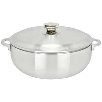 1 of 6:Caldero de aluminio de grado comercial Chef PRO, 7.4 cuartos de galón 