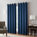 8 of 19:Isla Thermal Room Darkening Grommet Window Panel, 54x84 Inches 