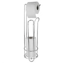 2 of 5:Home BasicsFree-Standing Heavy Duty Sleek  Dispensing Paper Towel Holder, Chrome 