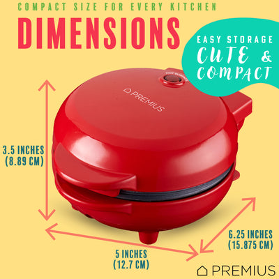 17 of 18:Mini-plaque de cuisson plate antiadhésive en céramique PREMIUS, moule de 4 pouces 