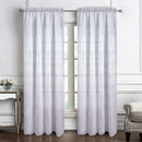 5 of 6:Rochelle Embroidered Rod Pocket Panel With Attached Valance, 54x90 Inches 