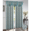 4 of 14:Gina Jacquard Rod Pocket Window Panel and Valance Window Treatment, All Sold Separately 