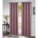 2 of 7:Sara Jacquard Grommet Window Panel, 54x84 Inches 