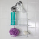 6 of 7:Home Basics Vinyl Coated Steel Shower Caddy, White 