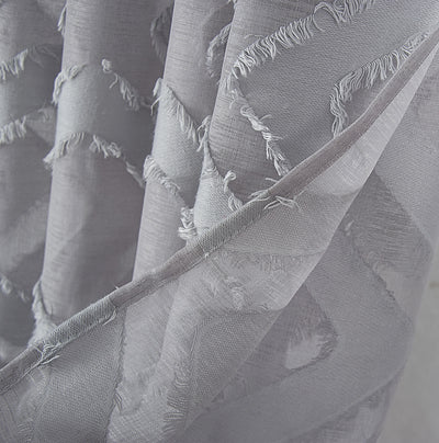18 of 27:Ariana Clipped Doily Grommet Window Panel, 54x84 Inches 