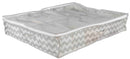 1 of 3:Organiseur de lit Home Basics à 12 paires de chevrons 