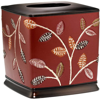 6 of 8:Aubury Complete Bath Ensemble Decor Set, Burgundy, All Sold Separately 