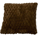 6 of 6:EClair Honeycomb Faux Fur Decorative Throw Pillow, 20x20 Inches 