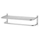 4 of 6:Home Basics Estante de baño de pared con barra para toallas 