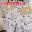7 of 12:PREMIUS Premium Meadow 4 & 6 Piece Microfiber Printed Wrinkle-Free Sheet Set 