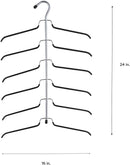 5 of 5:Neu Home 6 Tier Blouse Tree Hanger, Chrome 