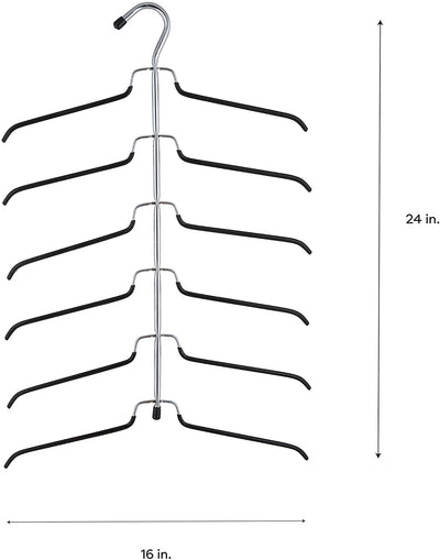 5 of 5:Neu Home 6 Tier Blouse Tree Hanger, Chrome 