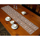 5 of 21:Blossom Embroidered Vintage Lace Design Table Runner 