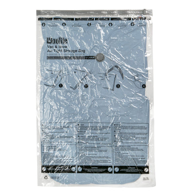 9 of 9:Paquete múltiple de bolsas de almacenamiento al vacío herméticas de 3 piezas Woolite 