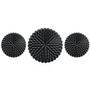 1 of 1:PREMIUS 3 Piece Armadillian Plaque Wall Decor Set, Black, 10 Inches & 14 Inches 
