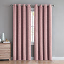 11 of 40:Jeremiah Textured Room Darkening Grommet Window Panel, 52x90 Inches 