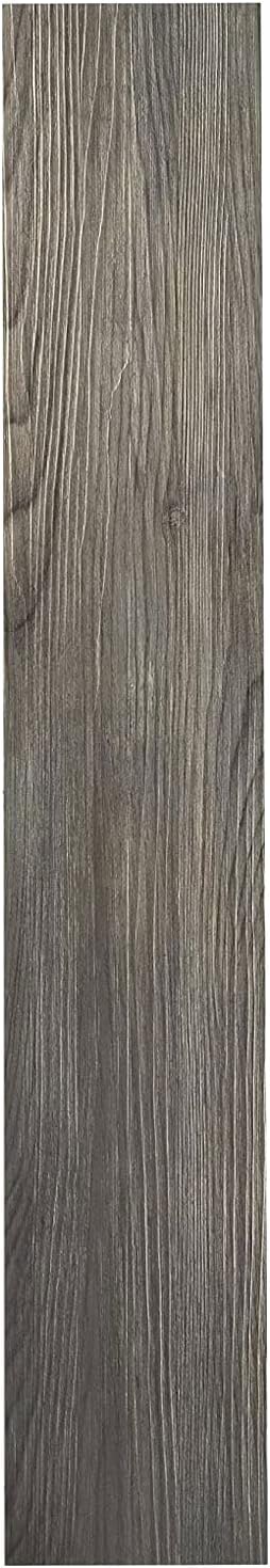 1 of 2:Tablones de vinilo para piso Tivoli II Peel 'N Stick, abeto plateado, 6 x 36 pulgadas 