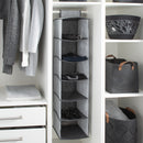 3 of 3:Organiseur de placard Simplify à 6 étagères, gris 