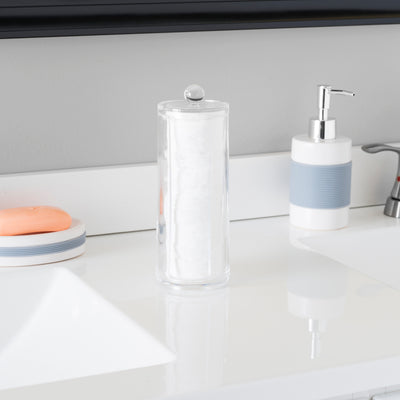 2 of 3:Soporte para almohadillas cosméticas Home Basics 