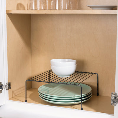 3 of 5:Home Basics Black Onyx Helper Shelf 
