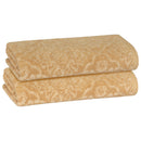 8 of 24:PREMIUS 2 Pack Damask 100% Cotton Yarn Dyed Bath Sheet Towel, 32x64 Inches 