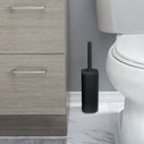 3 of 4:Bath Bliss Acrylic Square Toilet Brush Set in Black 