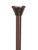 2 of 3:Bath Bliss Tension Shower Rod in Bronze 