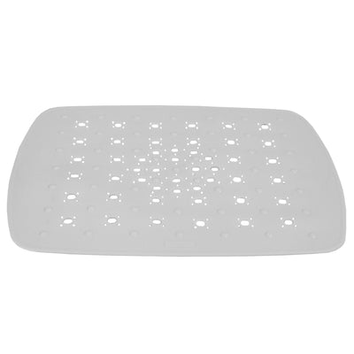 2 of 4:Home Basics Small PVC Sink Mat, White 