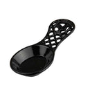 1 of 5:Home Basics - Soporte para cuchara de gallo de hierro fundido, color negro 