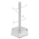 2 of 3:Home Basics Cast Iron Lines Design Mug Tree, Gray, 6.75x13.75x6.75 Inches 