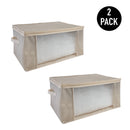 1 of 2:Simplify 2 Pack Blanket Storage Bag in Beige 