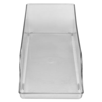 4 of 5:Distributeur de sodas et de conserves en plastique emboîtable Home Basics, transparent 